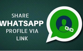 How to share WhatsApp profile through a link